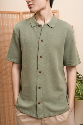 Olow Cheech Polo in Sage Green