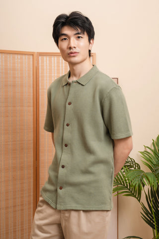 Olow Cheech Polo in Sage Green