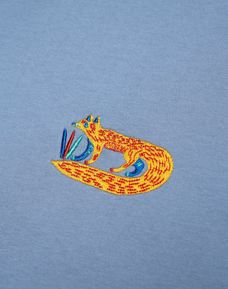 Olow Foxy T Shirt in Azure Blue