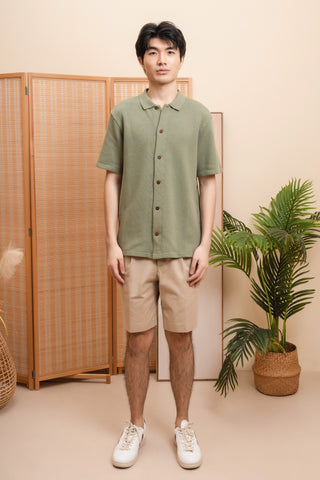 Olow Cheech Polo in Sage Green