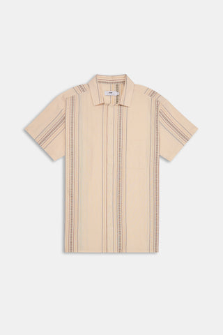 Olow Bernal Short Sleeved Jacquard Shirt