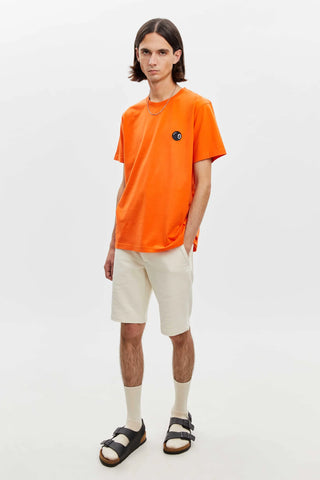 Bricktown 8 Ball Embroidered Orange Tee
