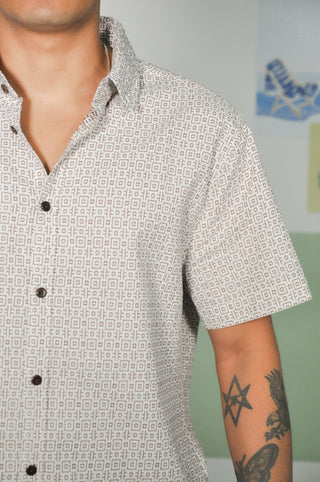 Olow Chemise Kantipur Shirt in Maroon