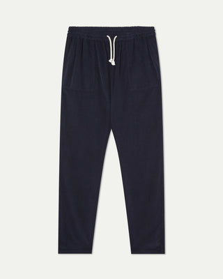 La Paz Lemos Baby Cord Beach Trousers in Dark Navy