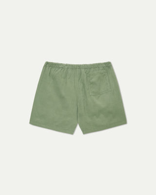 La Paz Formigal Baby Cord Beach Shorts in Green Bay