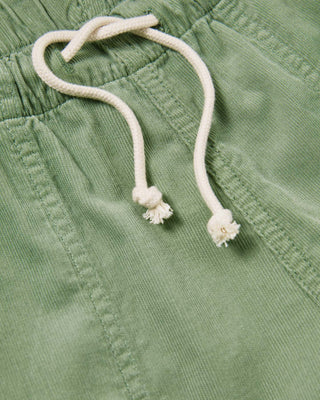 La Paz Formigal Baby Cord Beach Shorts in Green Bay