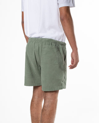 La Paz Formigal Baby Cord Beach Shorts in Green Bay