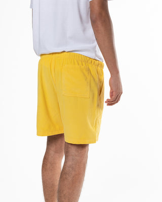 La Paz Formigal Baby Cord Beach Shorts in Yellow