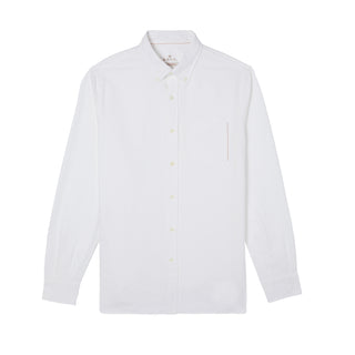 A.B.C.L. White Selvedge Button Down Oxford Shirt