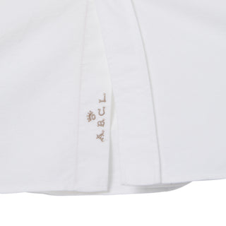 A.B.C.L. White Selvedge Button Down Oxford Shirt