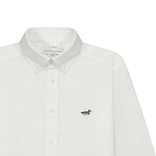 Edmmond Studios Duck Edition Button Down Oxford Shirt - White