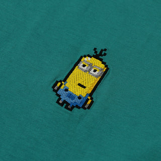 Bricktown X Minions Jaded Embroidered Green Tee