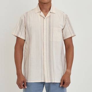 Olow Bernal Short Sleeved Jacquard Shirt