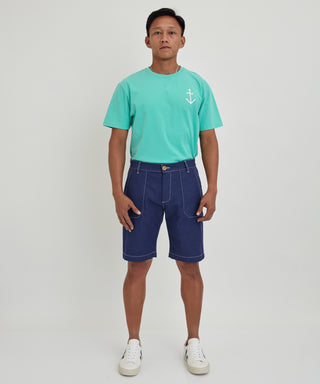 Olow Gyver Shorts in Denim