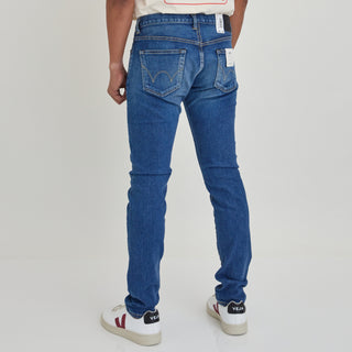 Edwin Japan Slim Tapered Stretch Denim - Mid Washed - Indigo