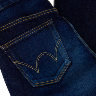 Edwin Japan Slim Tapered Stretch Denim - Dark Washed - Indigo