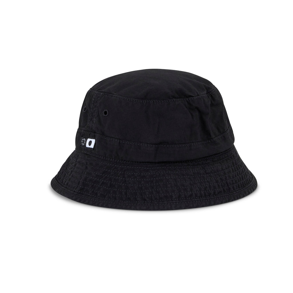 Edwin Rip Stop Bucket Hat - Black
