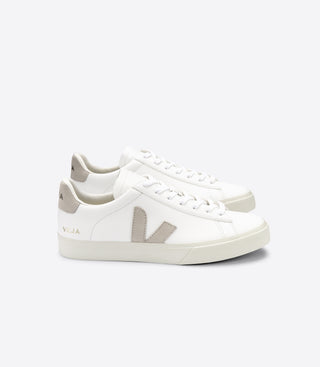 Shop Veja Campo Chromefree Leather in Natural Suede