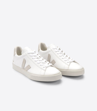 Shop Veja Campo Chromefree Leather in Natural Suede